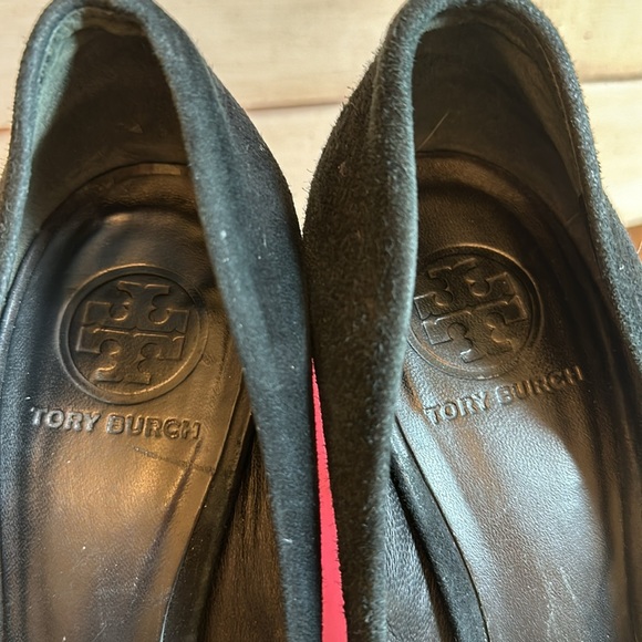 Tory Burch Black Suede Heels - Picture 5 of 5